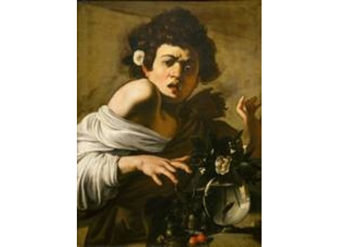Caravaggio - Ragazzo morso dal ramarro Caravaggio - Ragazzo morso dal ramarro